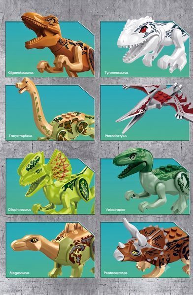 Конструктор Jurassic World Динозаври в люті FC3700 фото