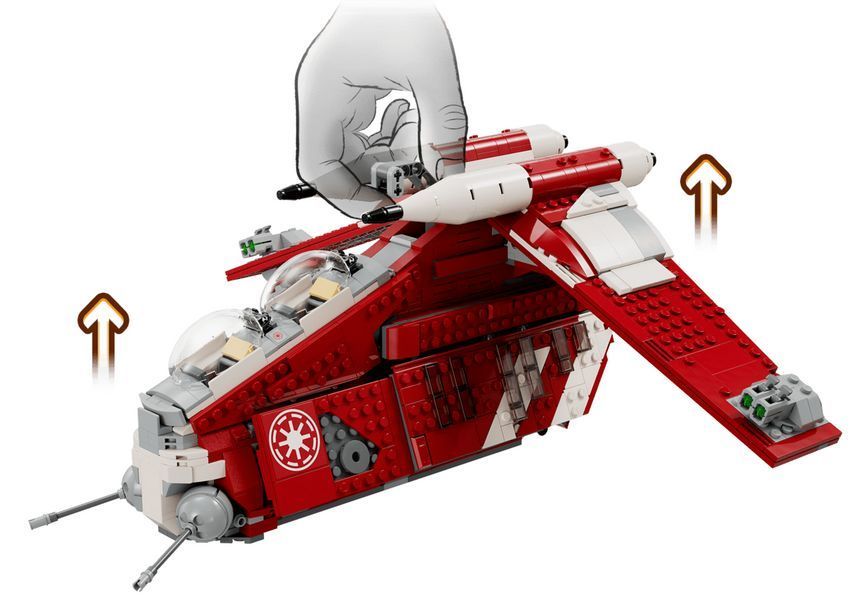 Конструктор Star Wars Штурмовой корабль Корусантской гвардии 1083 детали 75354 фото