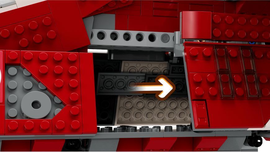 Конструктор Star Wars Штурмовой корабль Корусантской гвардии 1083 детали 75354 фото