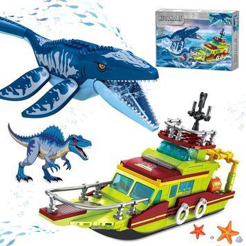 Конструктор Jurassic World Морський дослідник: Пригоди динозаврів 327 деталей FC3728 фото
