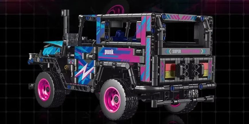 Конструктор джип Toyota на 910 деталей BOX 910J фото