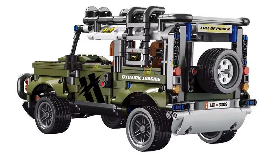 Конструктор джип Land Rover на 768 деталей BOX 3309 фото