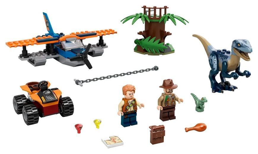Конструктор Jurassic World Велоцираптор: рятувальна місія на літаку 75942 фото