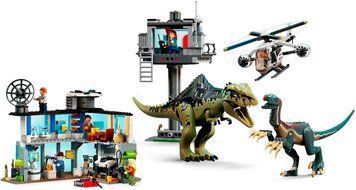 Конструктор Jurassic World Атака гігантозавра та теризинозавра 810 деталей 76949 фото
