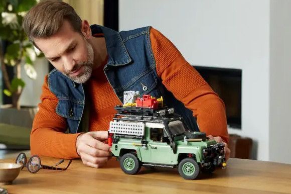 Конструктор джип Land Rover Classic Defender 90 2336 деталей 10317 фото