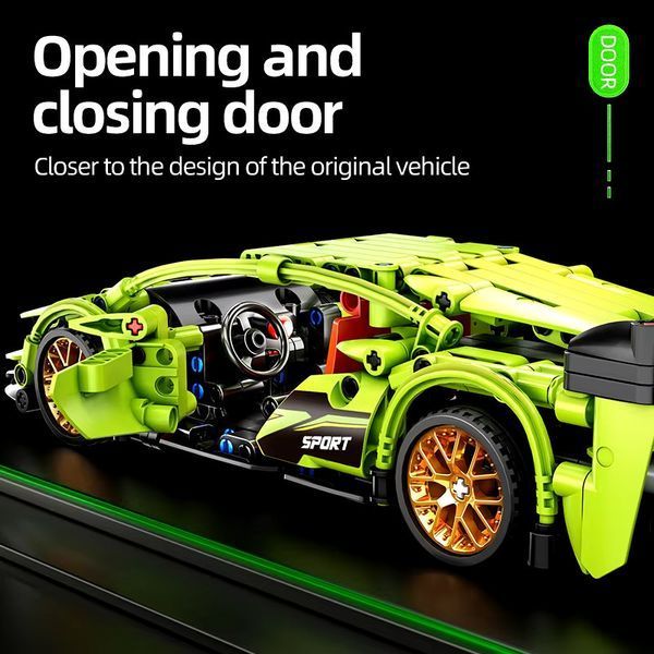 Конструктор спорткар Lamborghini гоночна машина 452 деталі 452LG фото