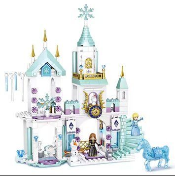 Конструктор Крижане Серце Frozen крижаний замок принцеса для дівчаток 360 деталей 7008 фото