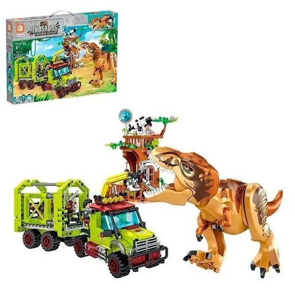 Конструктор Jurassic World Спасение трицератопса FC3738 517 деталей FC3738 фото