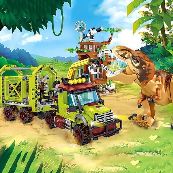 Конструктор Jurassic World Спасение трицератопса FC3738 517 деталей FC3738 фото