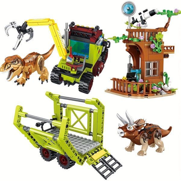 Конструктор Jurassic World Спасение трицератопса FC3738 517 деталей FC3738 фото