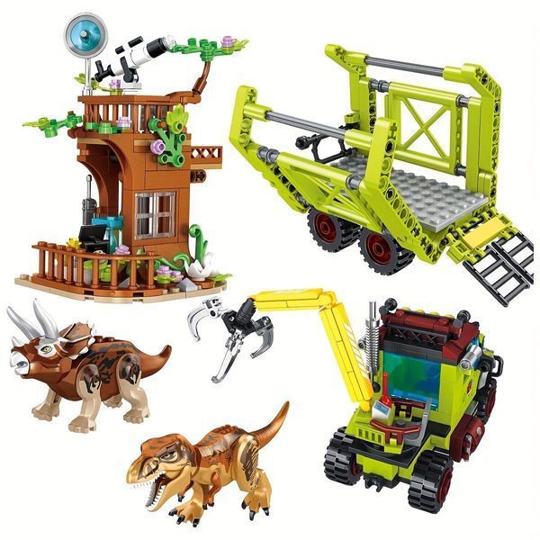 Конструктор Jurassic World Спасение трицератопса FC3738 517 деталей FC3738 фото