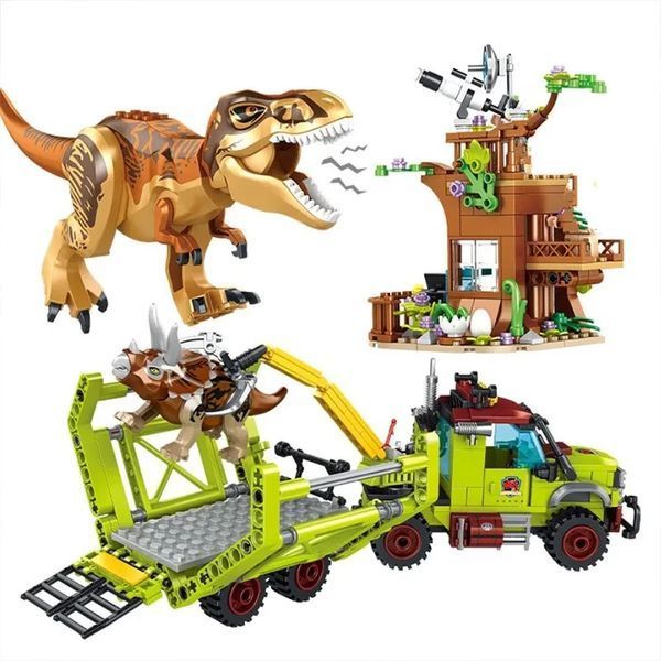 Конструктор Jurassic World Спасение трицератопса FC3738 517 деталей FC3738 фото