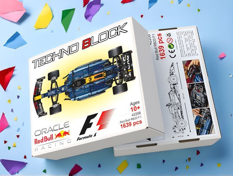 Конструктор Формула 1 Red Bull Racing RB20 1639 деталей 42206 фото