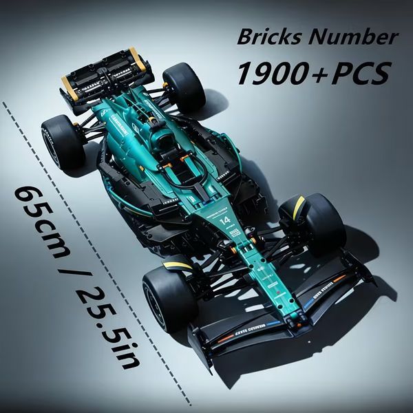 Конструктор Формула 1 F1 Aston Martin AMR25 1912 деталей AMR25 фото