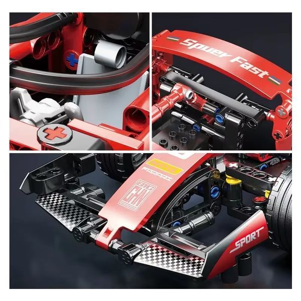 Конструктор формула 1 Ferrari F1 гоночна машина 455 деталей 455F1 фото