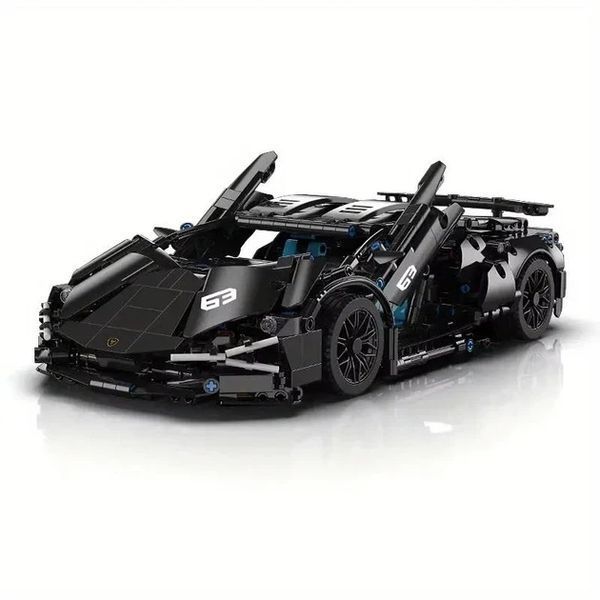 Конструктор спорткар Lamborghini Sian FK937 гоночна машина 1280 деталі Black 1280Black фото