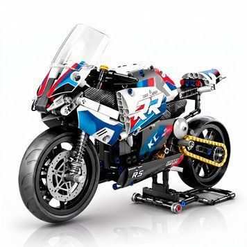 Конструктор BMW M 1000 гоночный мотоцикл 600 детали F202 фото