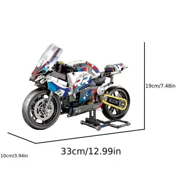 Конструктор BMW M 1000 гоночный мотоцикл 600 детали F202 фото