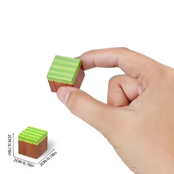 Магнітний конструктор Minecraft 150 блоків, 7 фігурок. Подарунковий набір MR150 фото