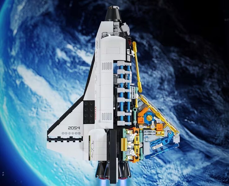 Конструктор Космічний шатл Space Shuttle з висувним супутником 536 деталей T2054 фото