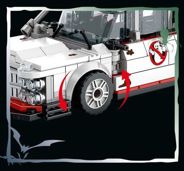 Конструктор Автомобіль мисливці за привидами ECTO-1 562 деталі ECTO фото