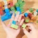 Магнітний конструктор Minecraft Галявина з дубом та будинком 64 блоків, 2 фігурки BZ96-87B фото 6