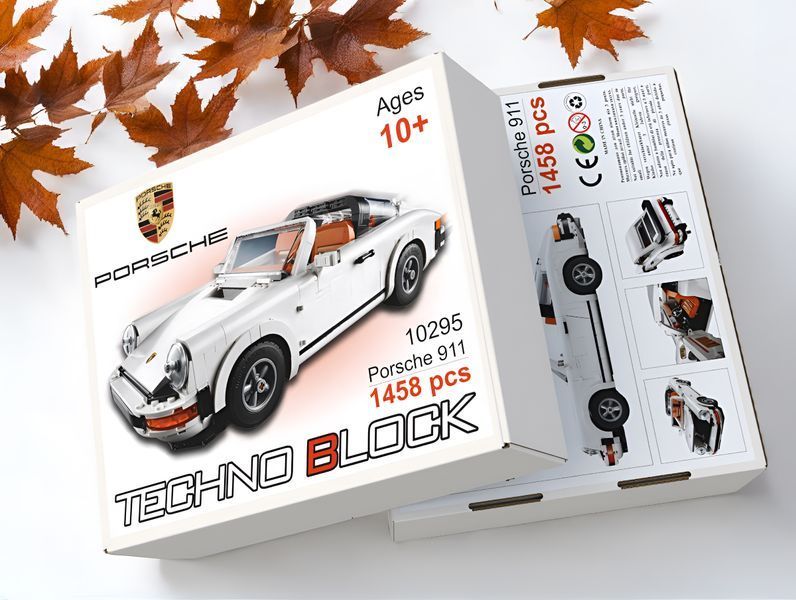 Конструктор Technic ICONS Porsche 911 Creator Expert 1458 деталей 10295 фото