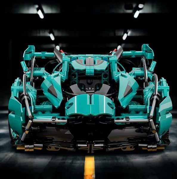 Конструктор спорткар Lamborghini v12 Vision GT Tiffany Blue гоночна машина 1200+ деталей BOX QM00015BLUE фото