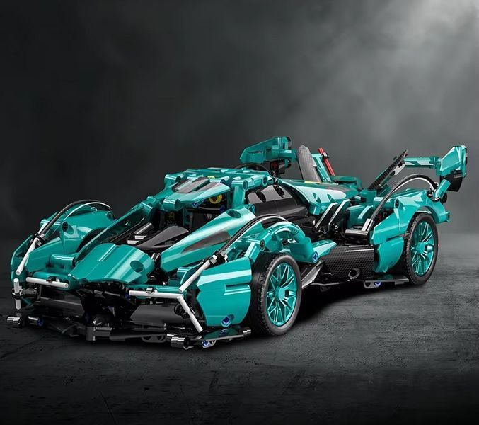 Конструктор спорткар Lamborghini v12 Vision GT Tiffany Blue гоночна машина 1200+ деталей BOX QM00015BLUE фото