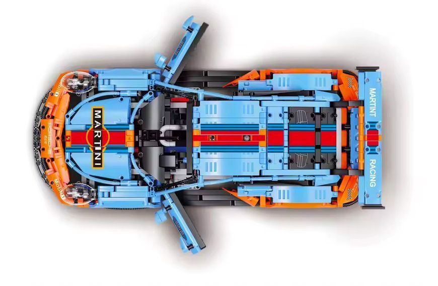 Конструктор спорткар PORSCHE 911 Martini Racing гоночна машина 1680 деталей 911MR фото