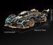Конструктор спорткар Lamborghini v12 Vision GT Black Gold гоночна машина 1200+ деталей BOX QM00015 фото 8