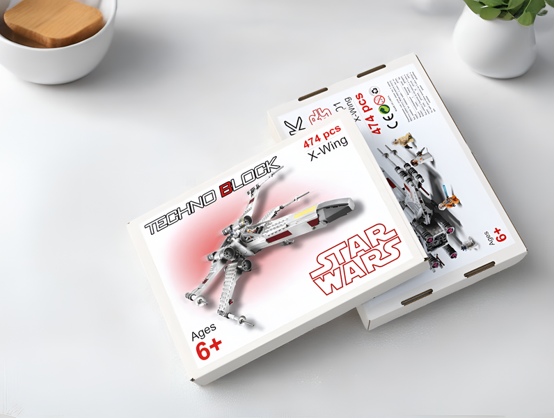 Конструктор Star wars Винищувач X-wing Люка Скайвокера 75301 фото
