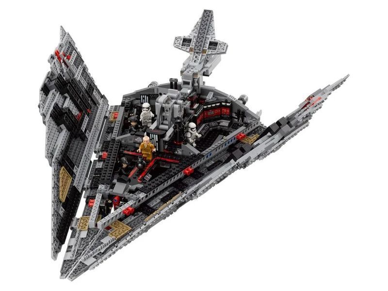 Конструктор Star Wars Зоряний Винищувач Першого ордена 1416 деталей 75190 фото