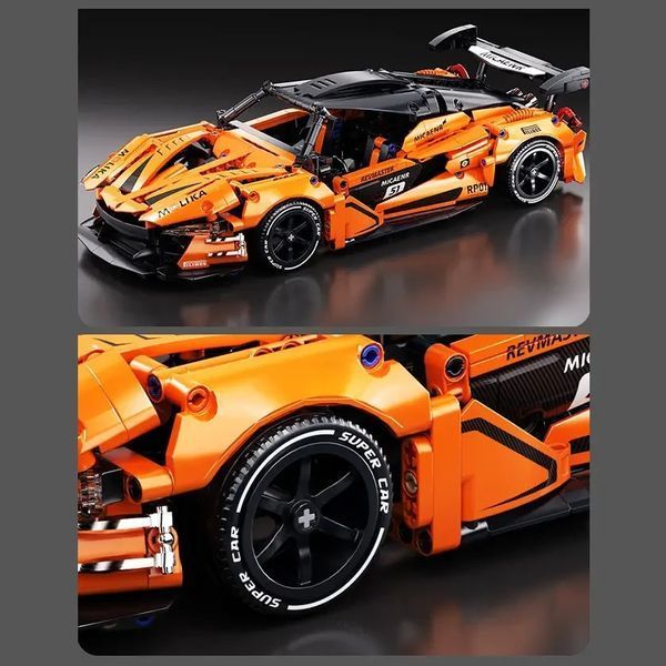 Конструктор на радіокеруванні McLaren гоночна машина 1200 деталі JZH-025 фото