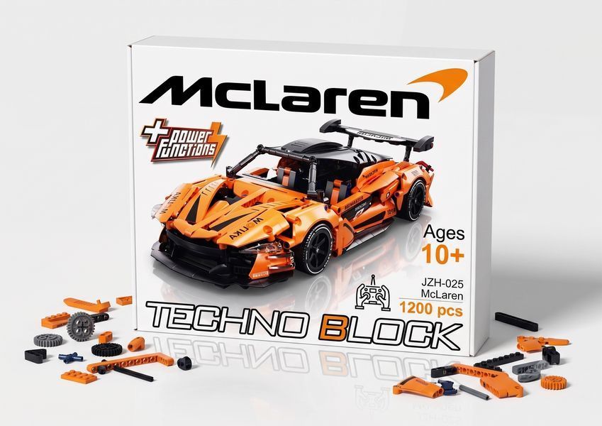 Конструктор на радіокеруванні McLaren гоночна машина 1200 деталі JZH-025 фото
