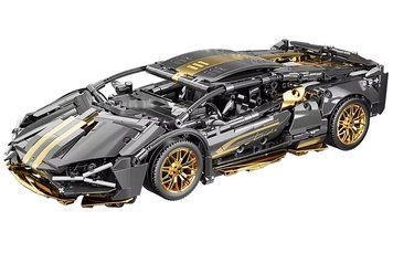 Конструктор спорткар Lamborghini Sian FK937 Black гоночна машина 1280 деталі (BOX) 1280BG фото