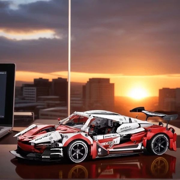 Конструктор на радіокеруванні McLaren гоночна машина 1200 деталі JZH-027 фото