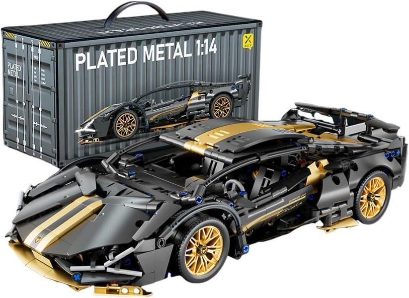 Конструктор спорткар Lamborghini Sian FK937 Black гоночна машина 1280 деталі (BOX) 1280BG фото